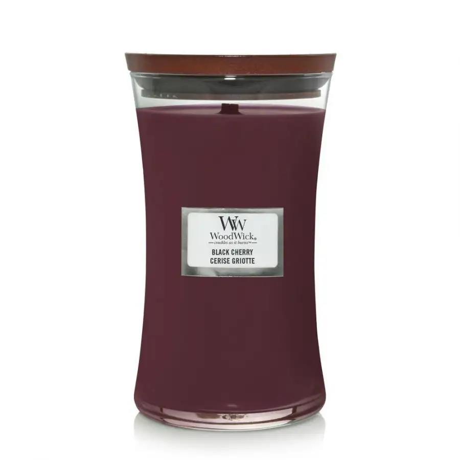 Woodwick Large Hourglass Black Cherry