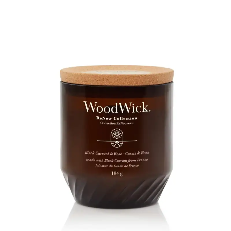 Woodwick Black Currant & Rose Candela Media 184 G