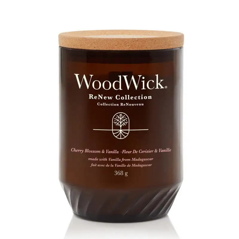 Woodwick Cherry Blossom & Vanilla Candela Grande 368 G