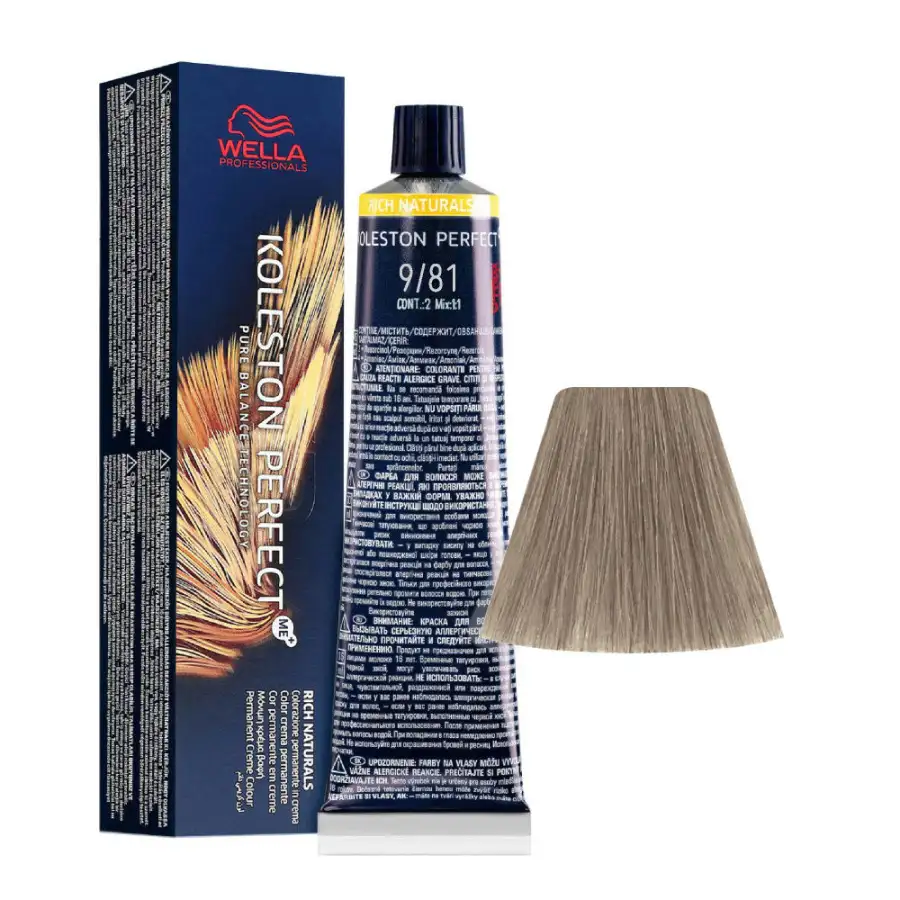 Wella Koleston Me+ 60 Ml, Colore 9/81