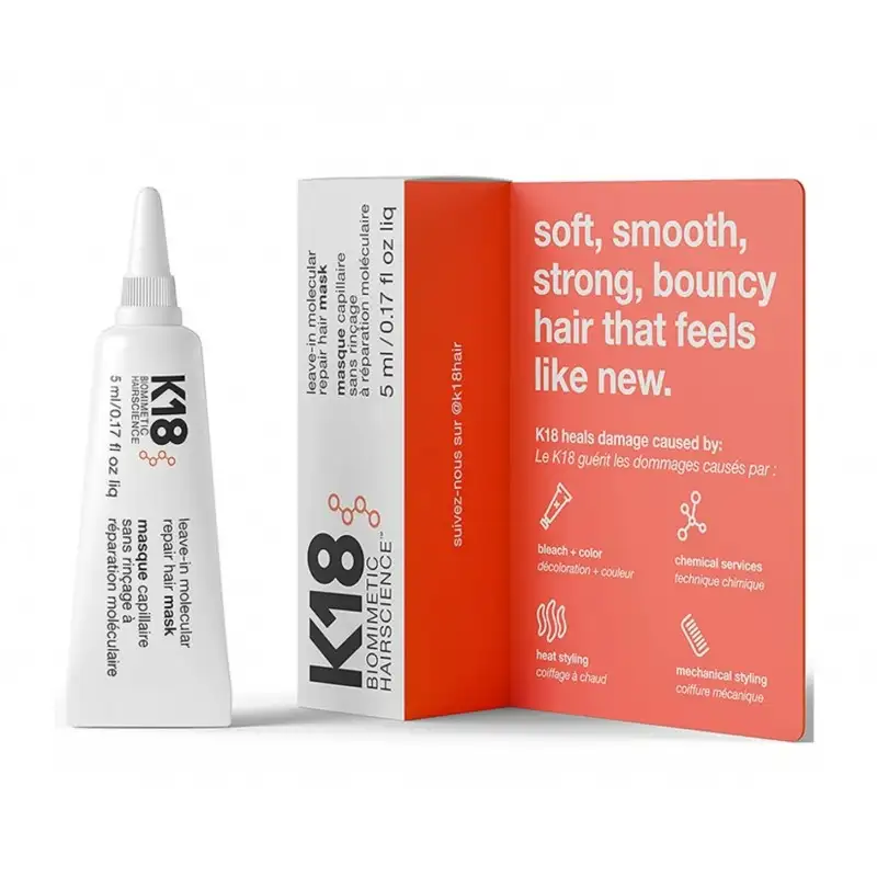 K18 Maschera Leave-in Molecular Repair Hair Mask 5ml