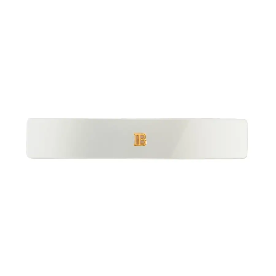 Balmain Hair Accessory Barrette Pour Cheveux Medium White