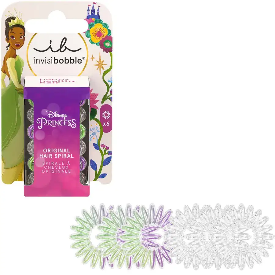 Invisibobble Disney Princess - Kids Original Tiana 6 Pz