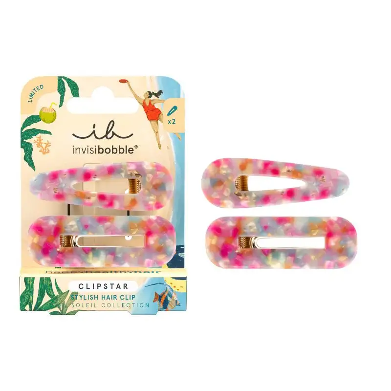 Invisibobble Au Soleil Clipstar Dazzling Wave 2 Pezzi