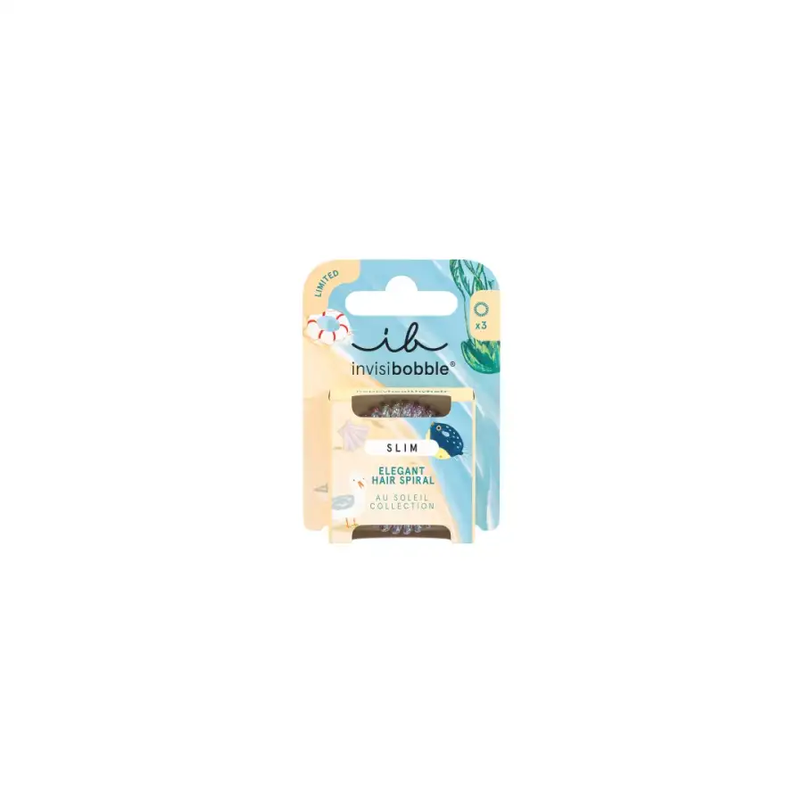 Invisibobble Slim Au Soleil Vibrant Vacation 3 Pezzi