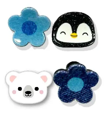 Invisibobble Clipstar Kids Polar World 4 Pz