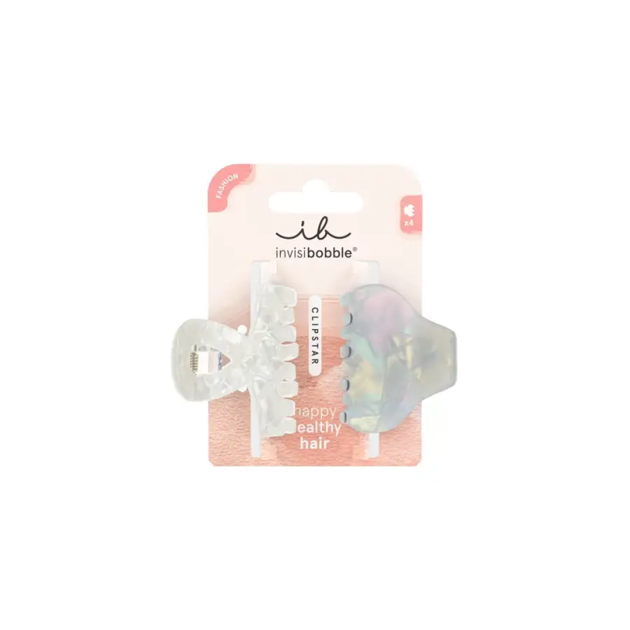 Invisibobble Clipstar M Pearly Frost 2 Pz