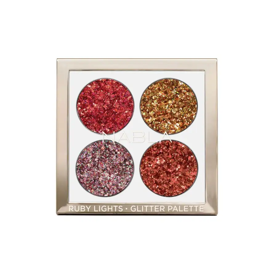 Nabla Makeup Palette Ruby Lights Glitter
