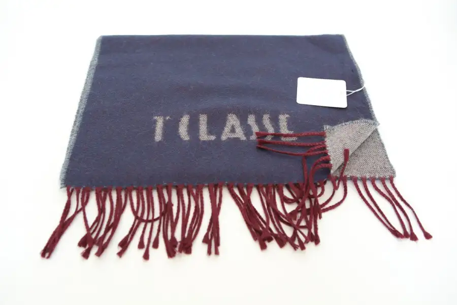 Alviero Martini Sciarpa Blu Lapis