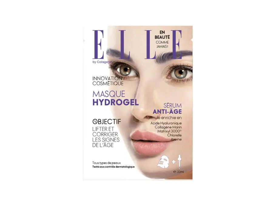 Elle By Collagen Maschera Viso Idrogel Antietà