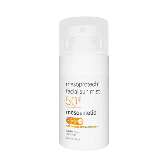 Utilizzando Mesoprotech Facial Sun Mist Otterrai Un'elevata Protezione Spf Contro I Raggi Uva E Uvb E Contribuirai A Pre