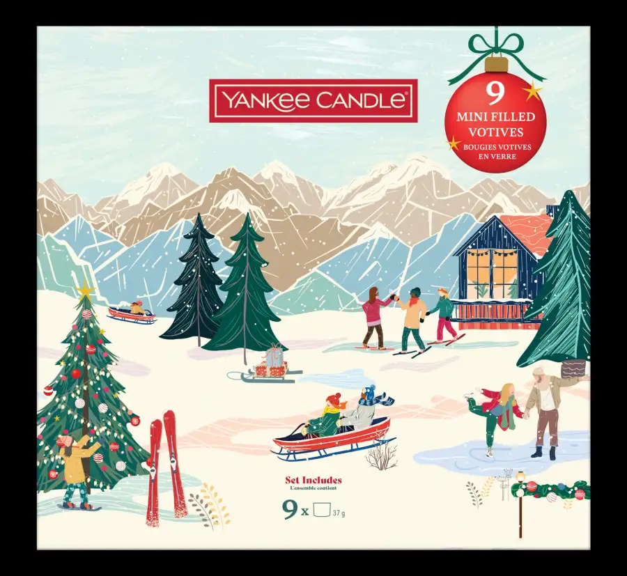 Yankee Candle Confezione Regalo Libro 9 Candele Mini In Vetro