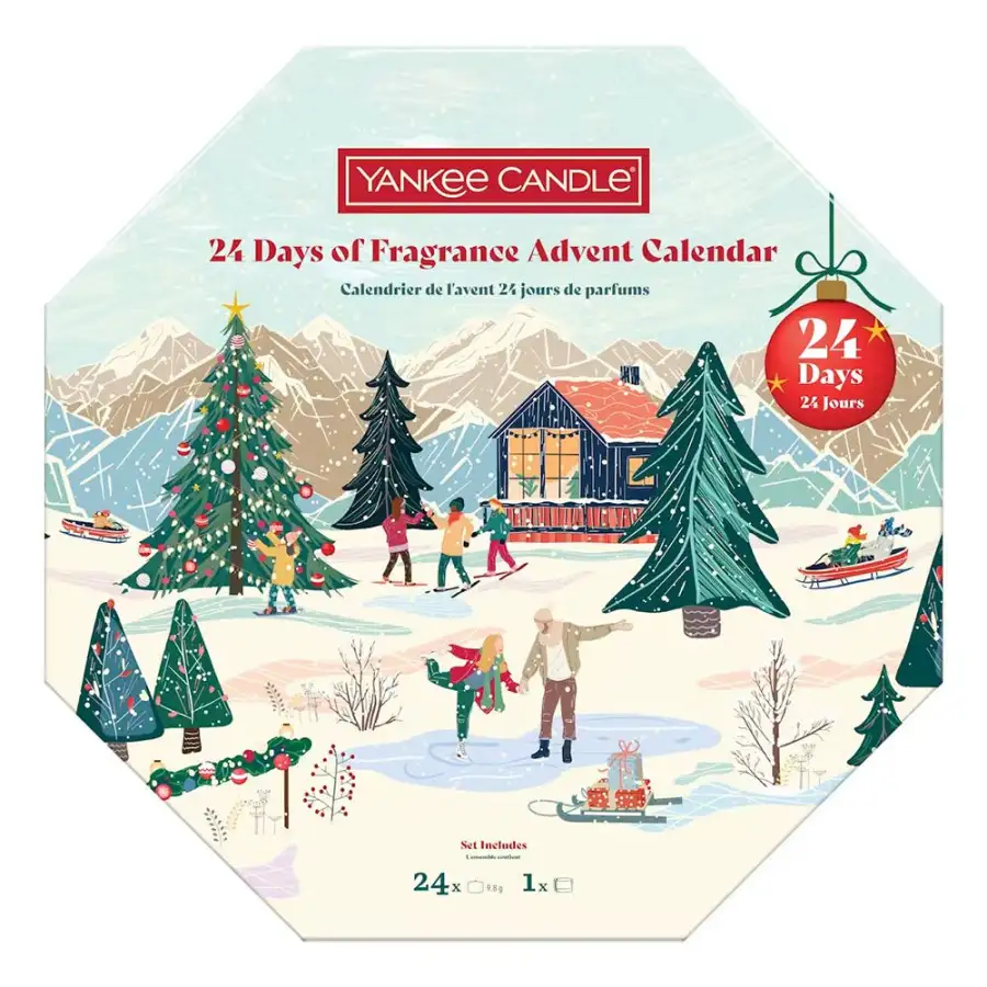 Yankee Candle Calendario Dell'avvento 24 Giorni Di Fragranze