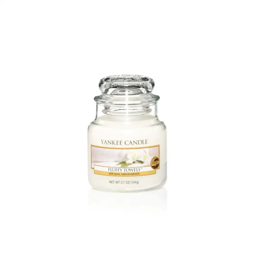 Yankee Candle Fluffy Towels Giara Piccola 104g